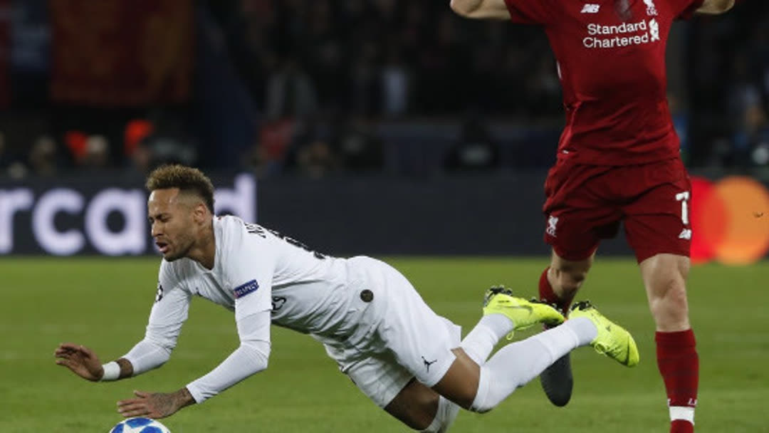 AC米兰完胜利物浦，内马尔关键制胜